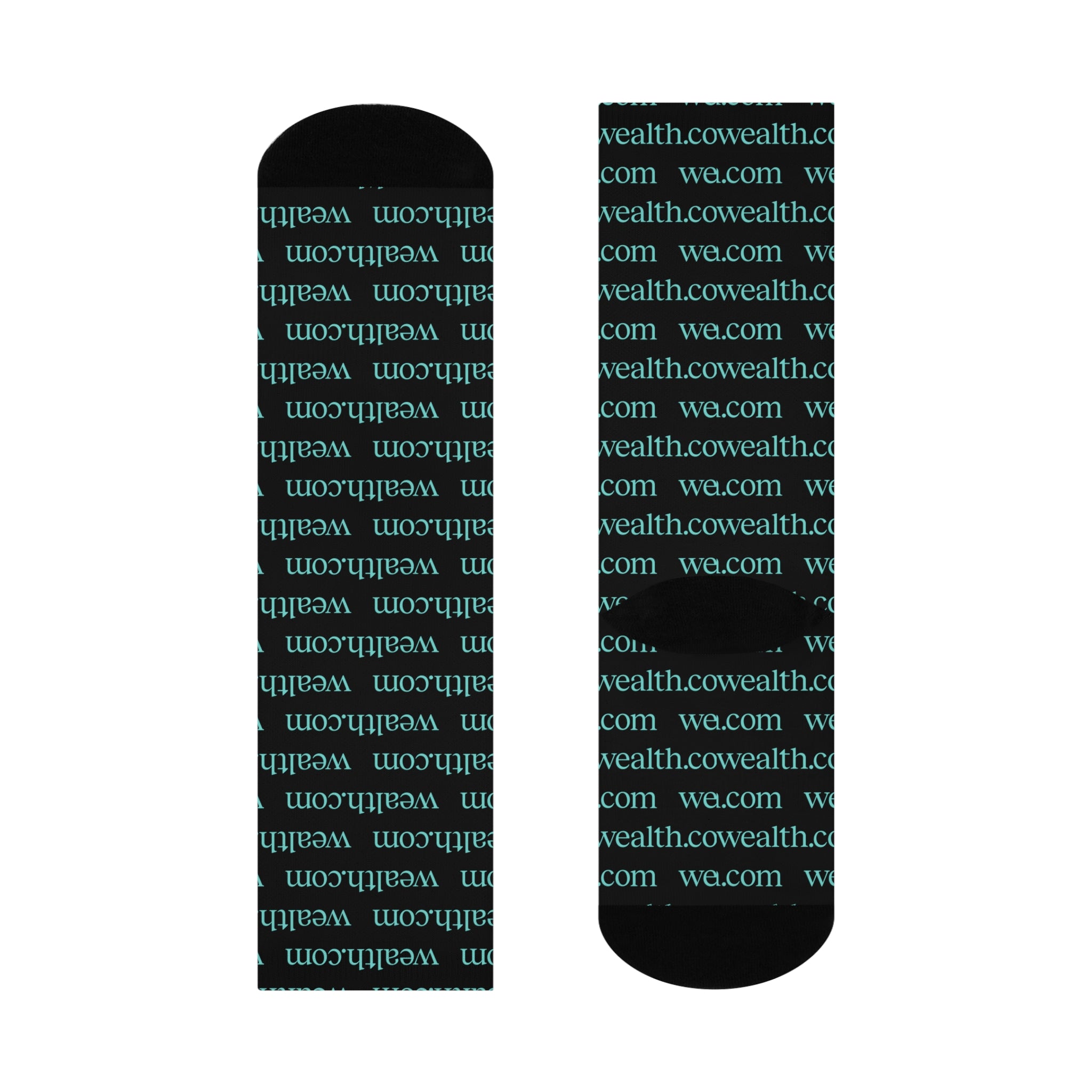 Black Cushioned Crew Socks