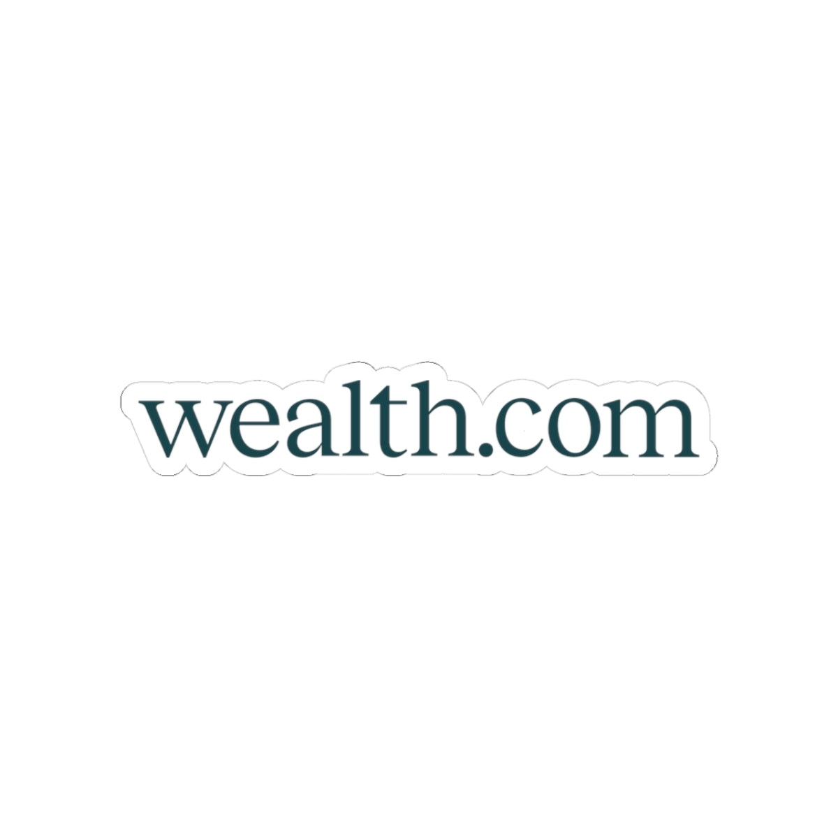 Kiss-Cut Wealth.com Sticker