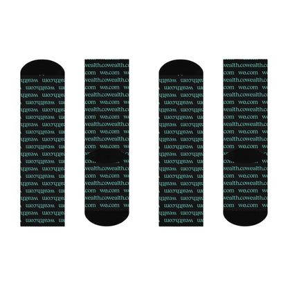Black Cushioned Crew Socks