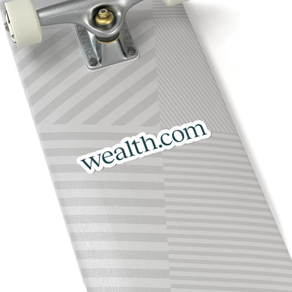 Kiss-Cut Wealth.com Sticker