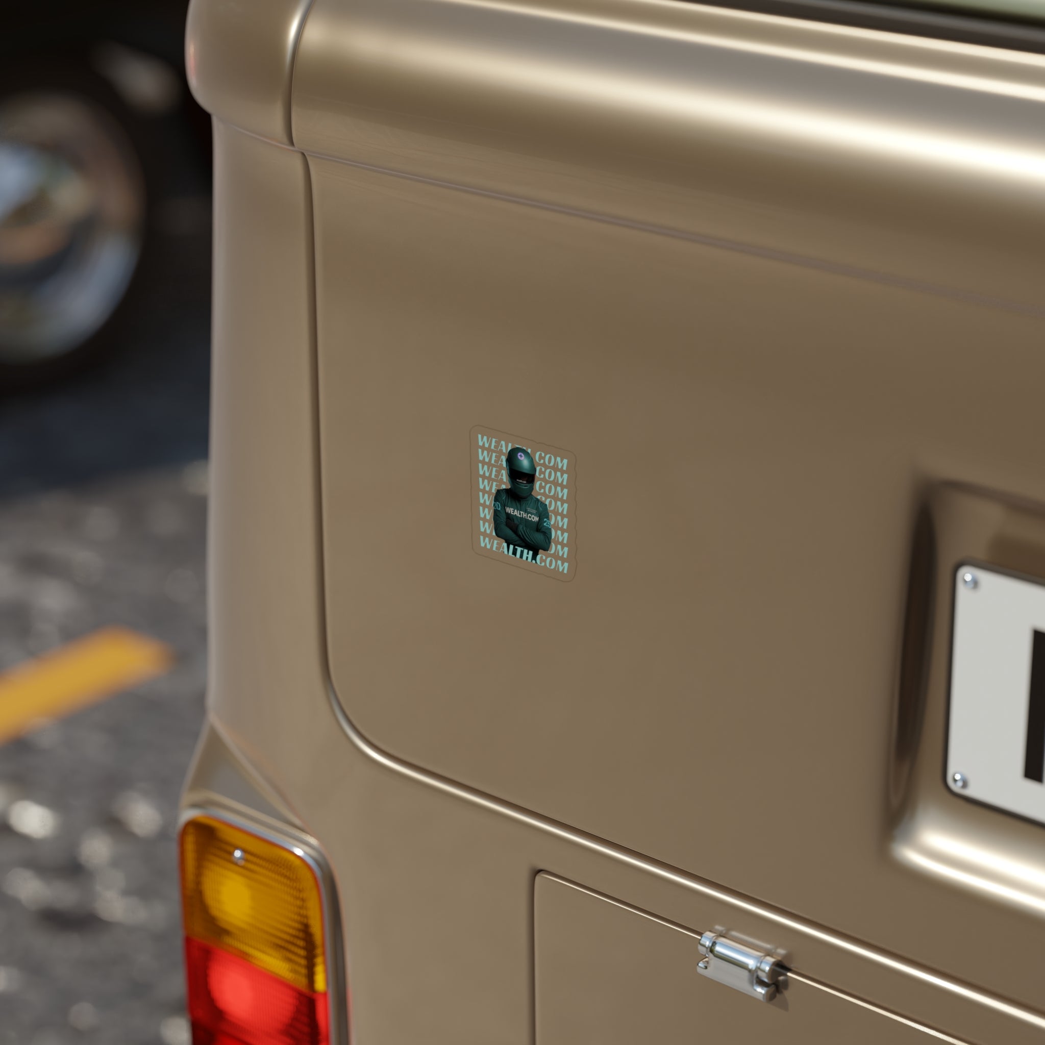 Die-Cut Wealth.com Sticker