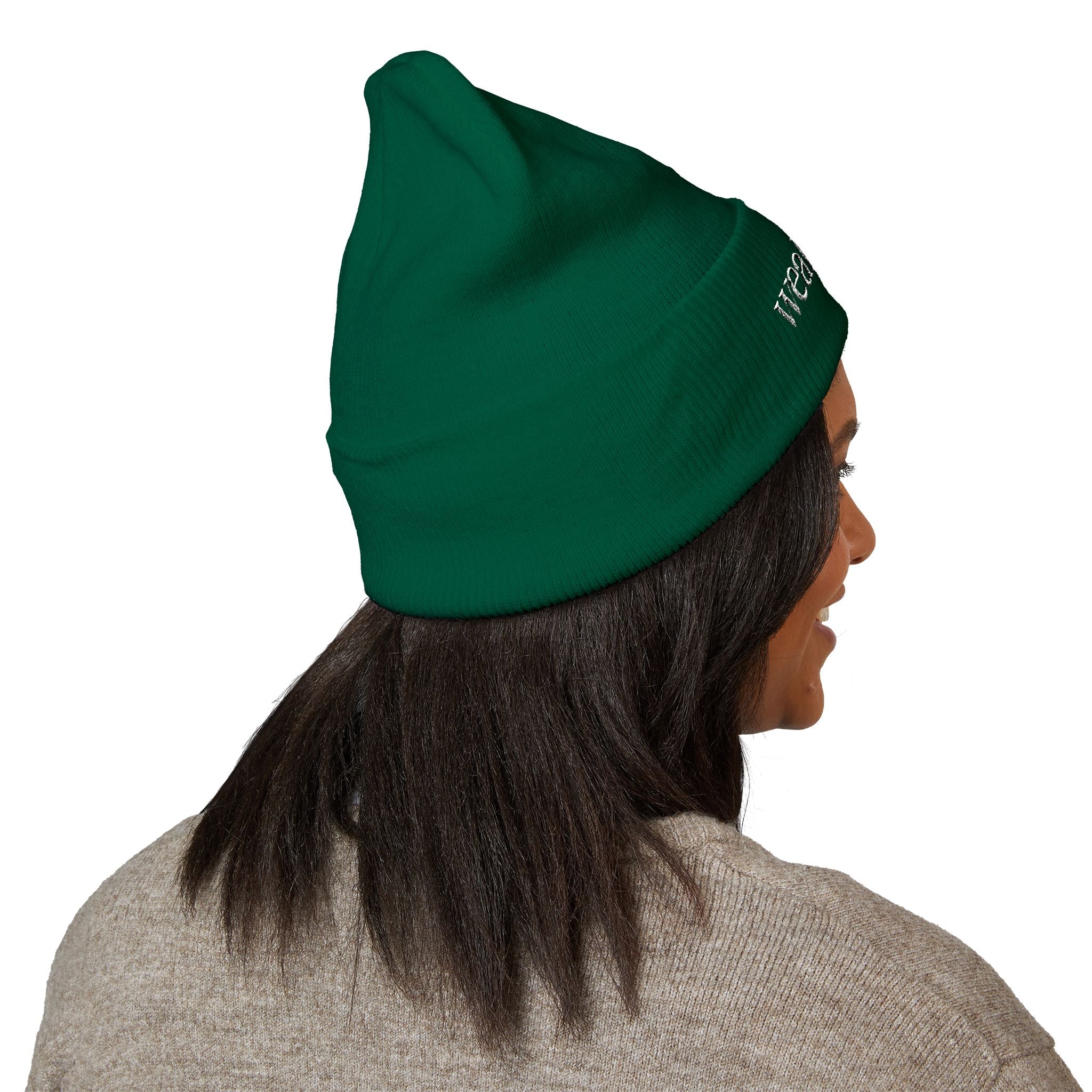 Cuffed Beanie with Wealth.com Embroidery