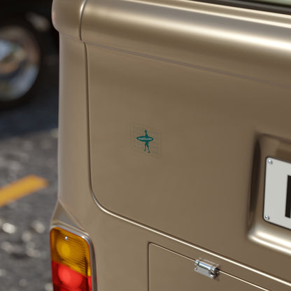 Transparent Wealth.com Surfer Sticker