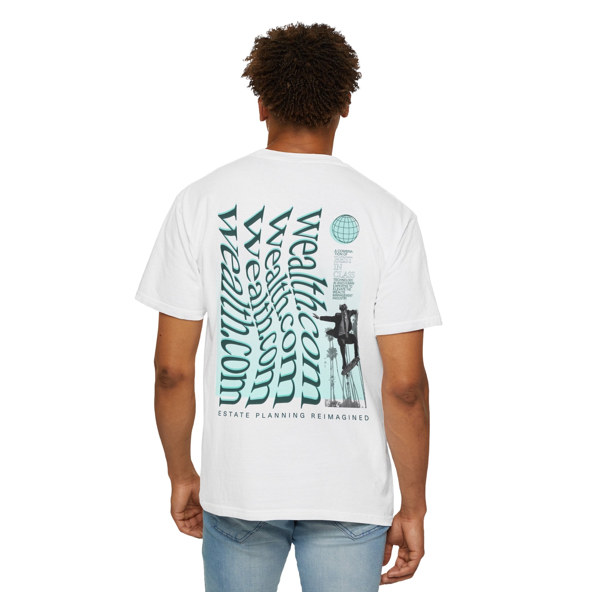 Unisex Garment-Dyed T-Shirt - Wealth.com Graphic Tee, Estate Planning Inspired