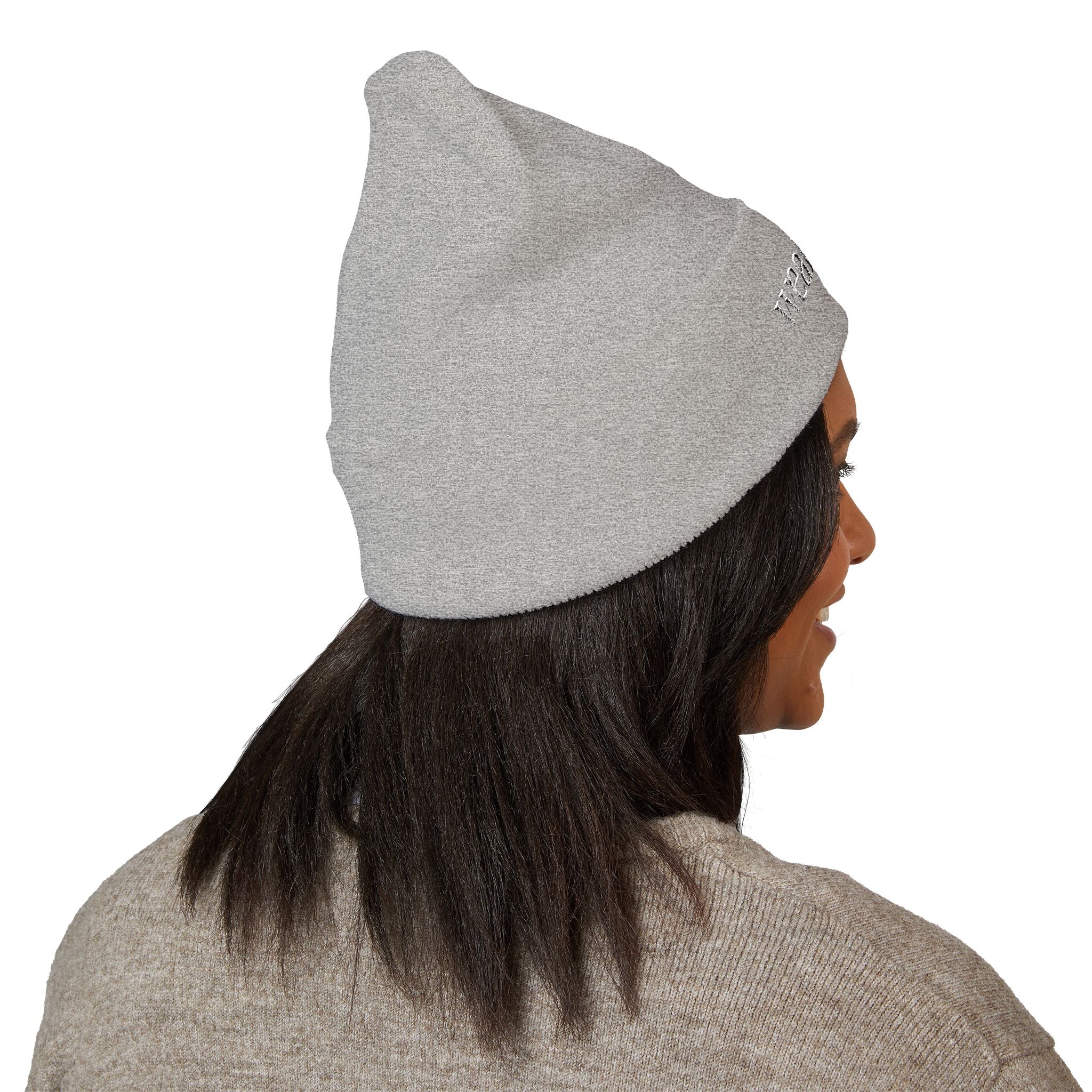 Cuffed Beanie with Wealth.com Embroidery