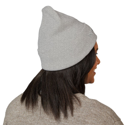 Cuffed Beanie with Wealth.com Embroidery