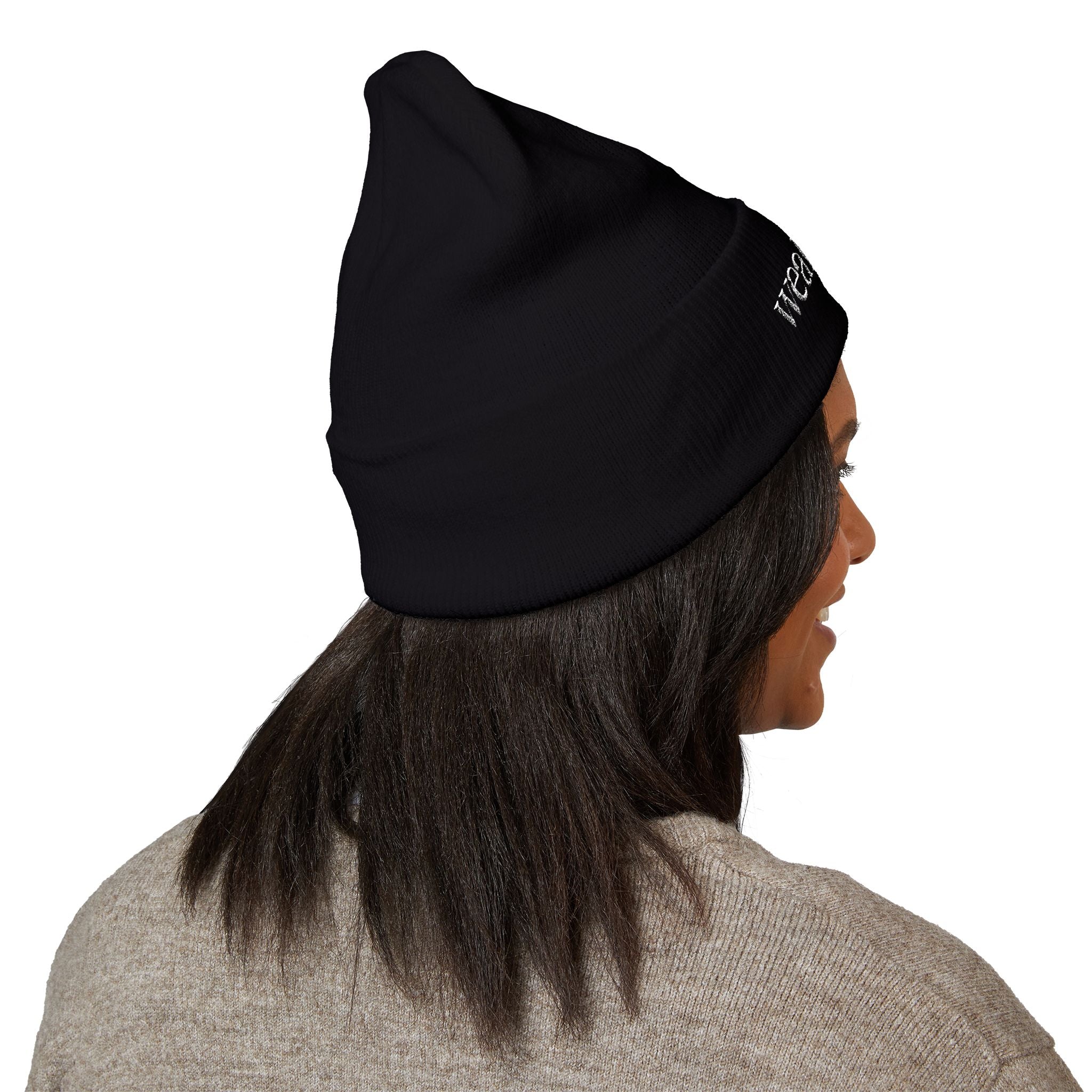 Cuffed Beanie with Wealth.com Embroidery