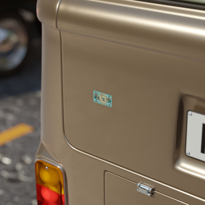 Wealth.com License Plate Sticker
